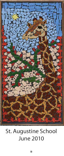 giraffe mosaic